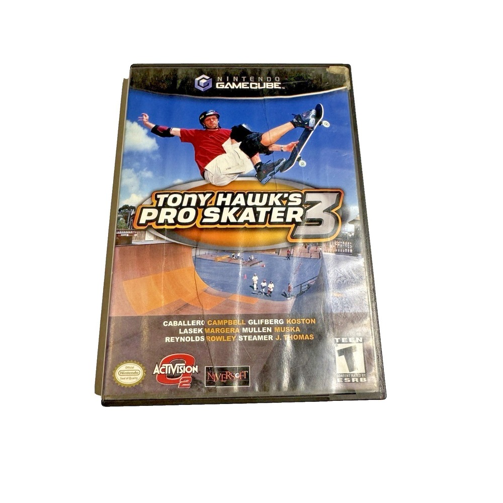 Tony Hawk's Pro Skater 3 (Nintendo GameCube, 2001) Complete With Manual